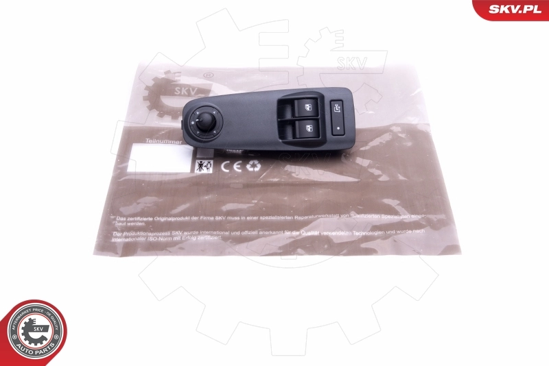 Switch, window regulator
